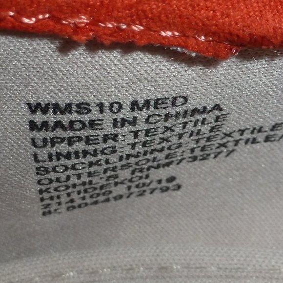 NEW SO Super comfy Memory Foam Hitidekci  Style  Orange Flats - Size: 10M - Picture 5 of 10